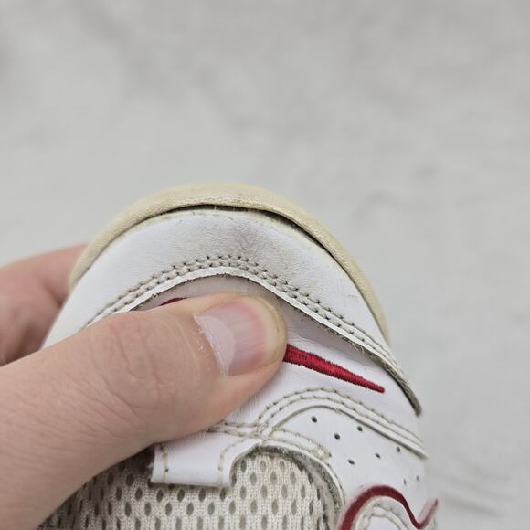 Nike Air ‘More Uptempo’ GS White Varsity Red DJ5988-100 Youth SZ 7Y NEEDS REPAIR - Picture 8 of 12